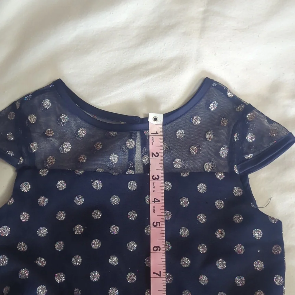 Dress Girls Special Occasions By Rare Editions Size 6 Sparkle & Polka dots Fancy